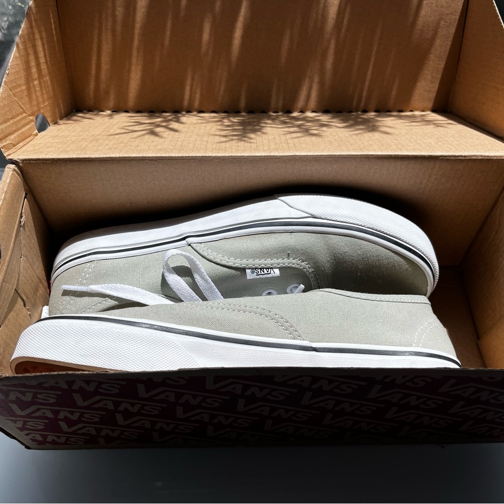 SOLD Vans - Authentic Desert Sage shoes